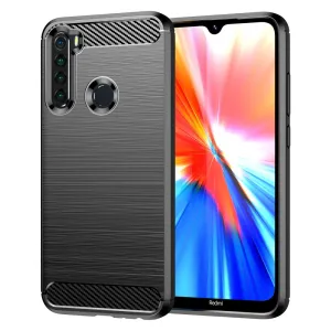 Carbon Flex case - Xiaomi Redmi Note 8 2021 / Note 8 - Black