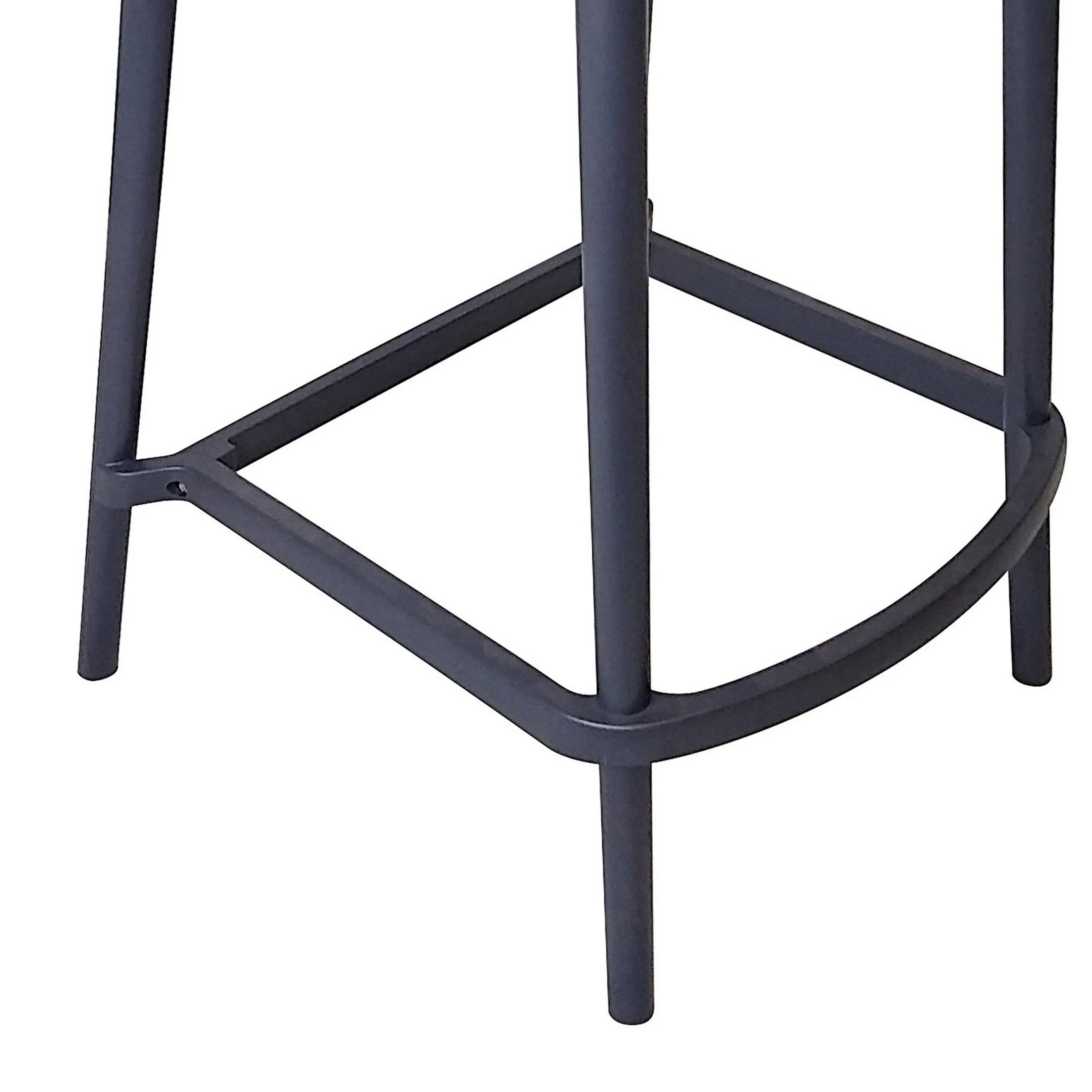 Celin 30 Inch Barstool Chair, Set of 4, Stackable, Mesh, Curved Seat, Gray By Casagear Home