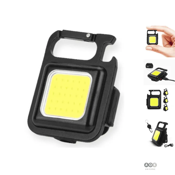 COB Rechargeable Keychain Light