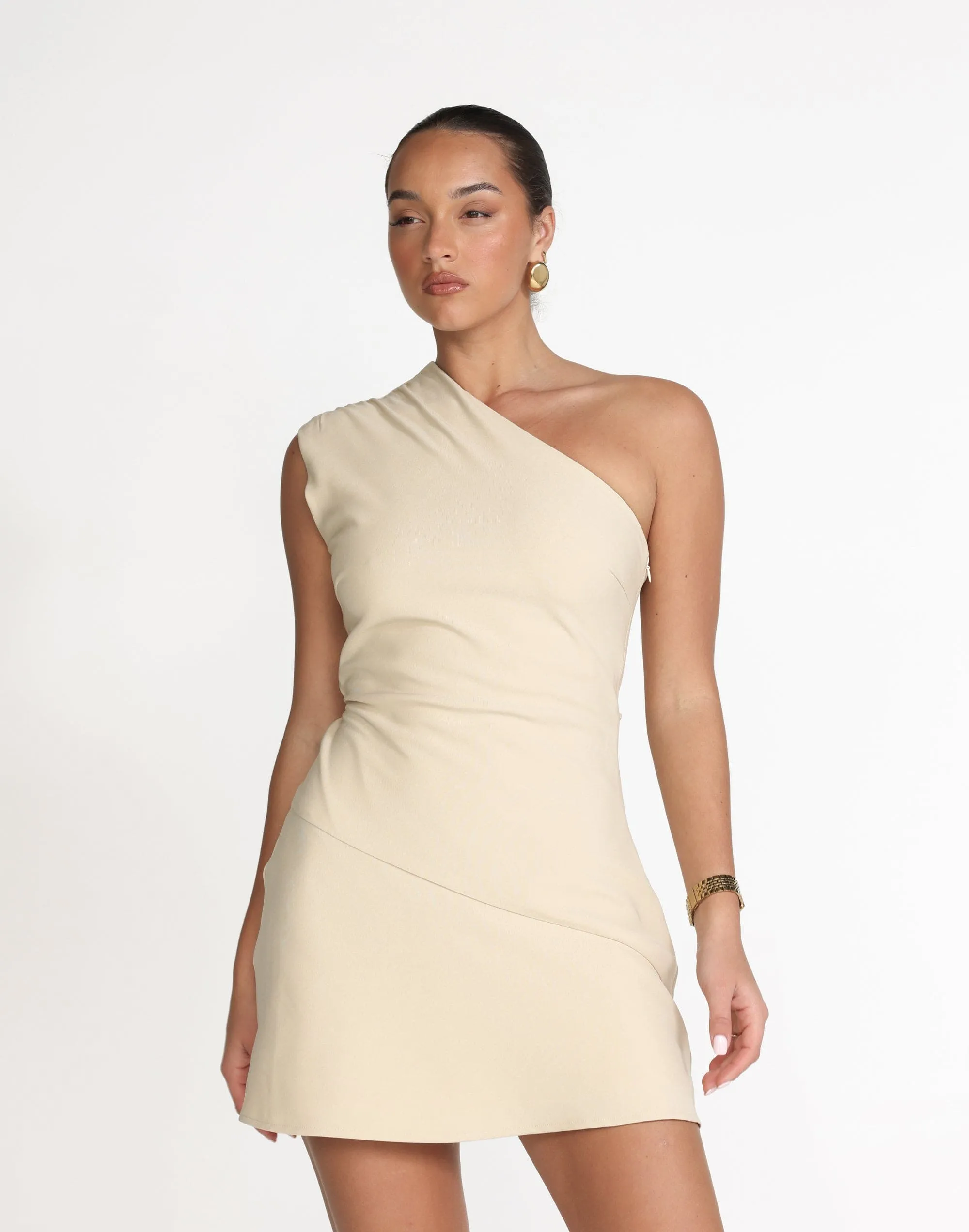 Colby Mini Dress (Sandstone)