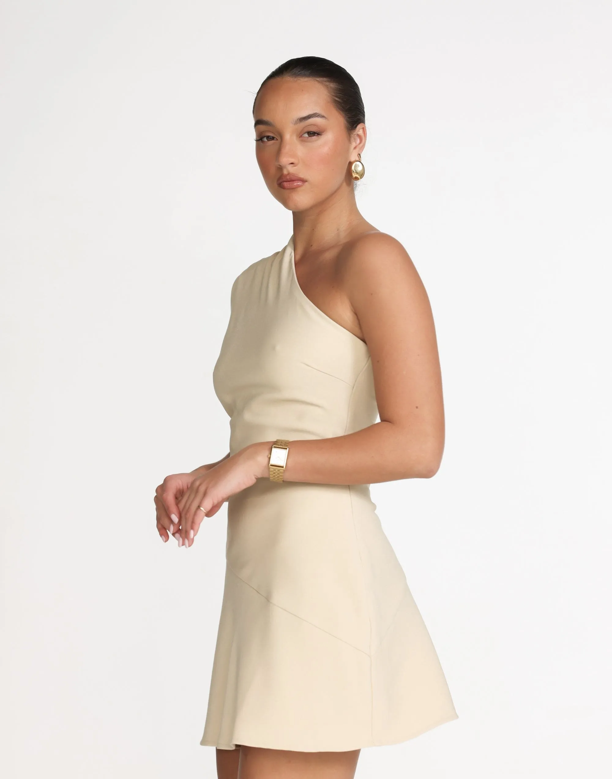 Colby Mini Dress (Sandstone)