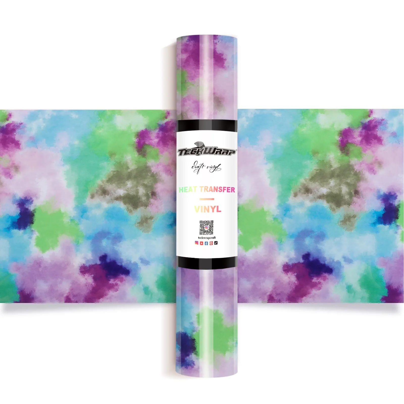 Colorful Splash Heat Transfer Vinyl Roll