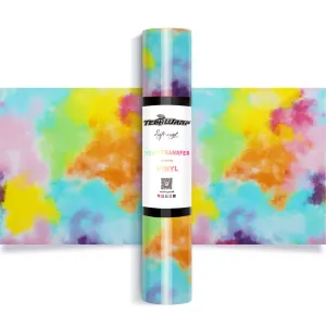 Colorful Splash Heat Transfer Vinyl Roll