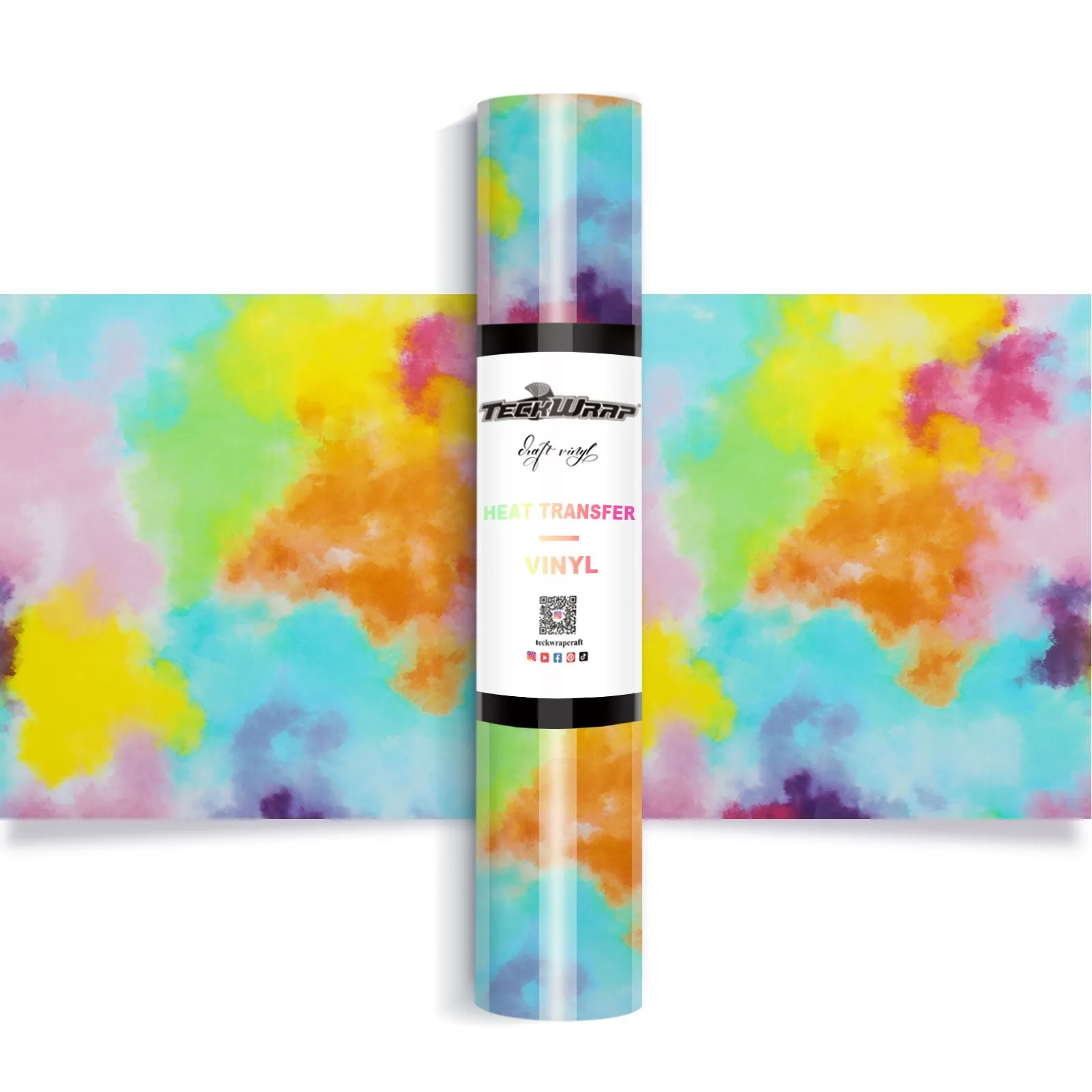 Colorful Splash Heat Transfer Vinyl Roll