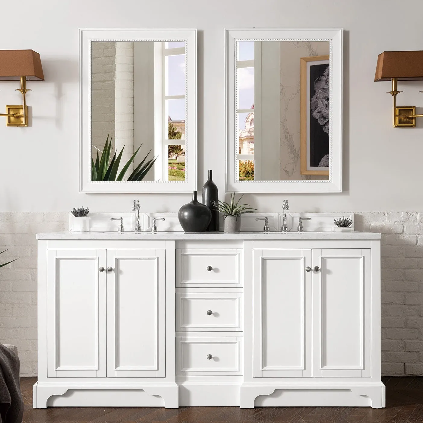 De Soto 72" Double Bathroom Vanity