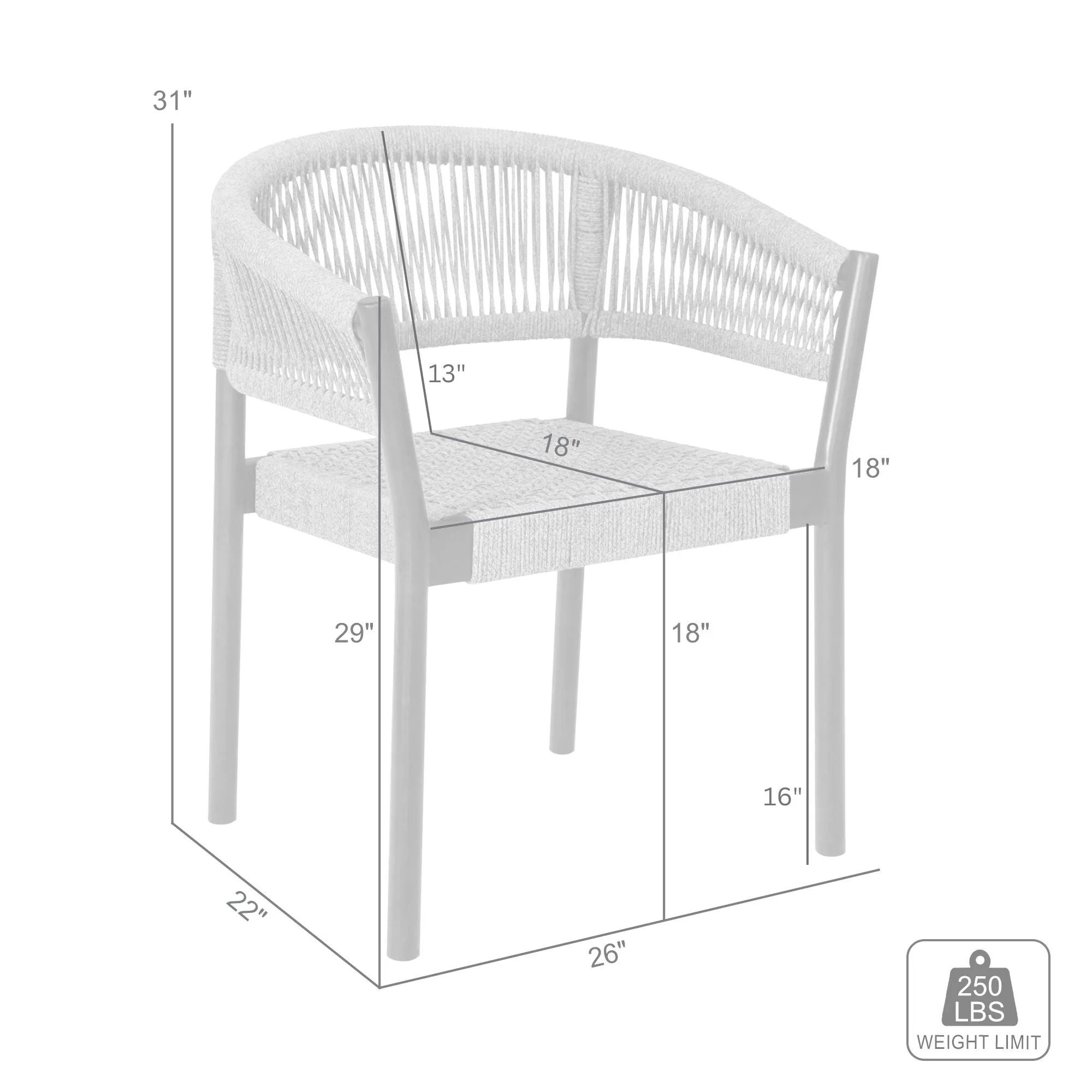 Doris Outdoor Dining Chair