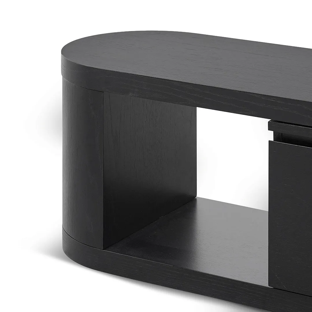 Eliza Extendable TV Entertainment Unit - Full Black Oak