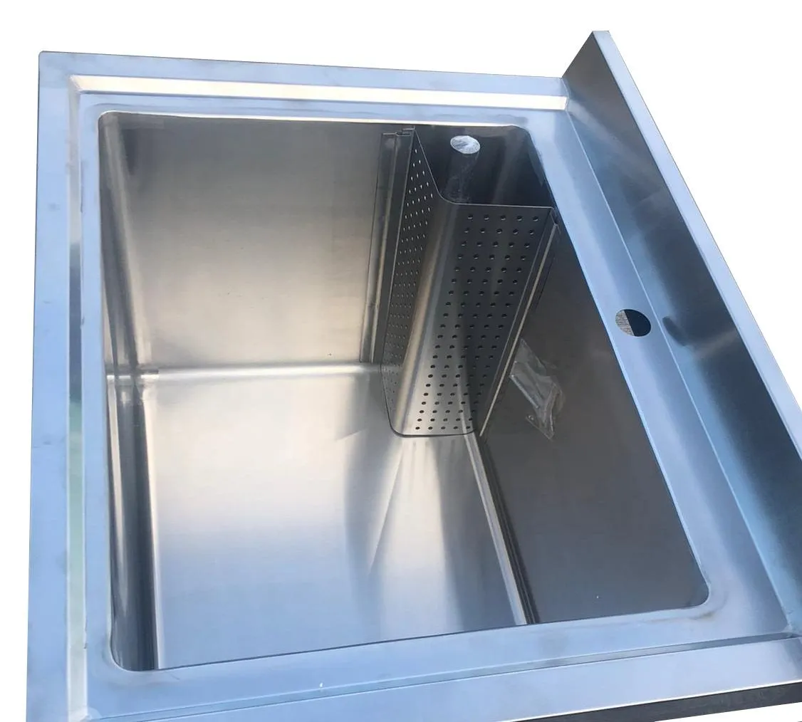 Empire Stainless Steel Midi Pot Wash Sink with Undershelf - PW-750-CB-1