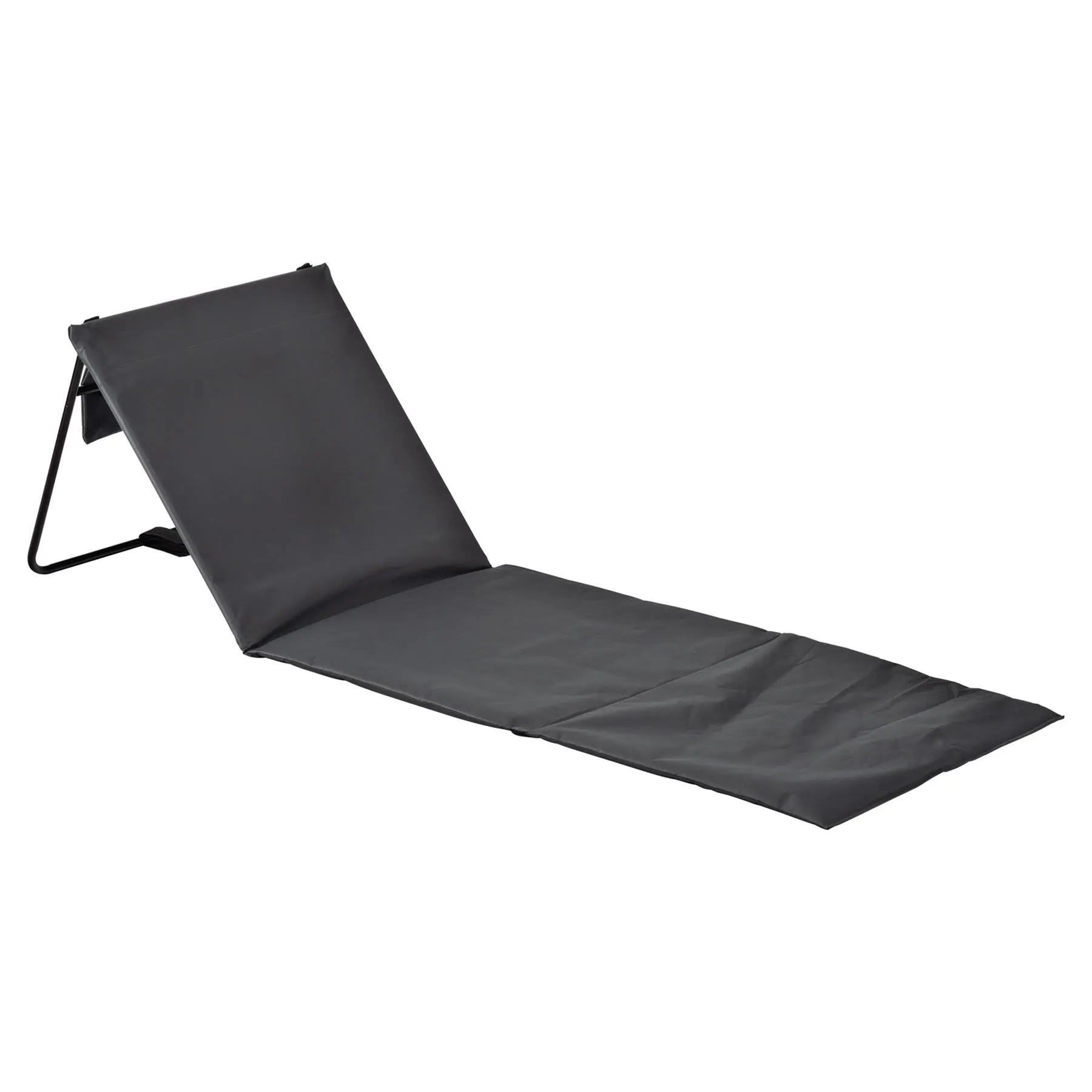 Folding Canvas Beach Lounger - By Harbour Housewares