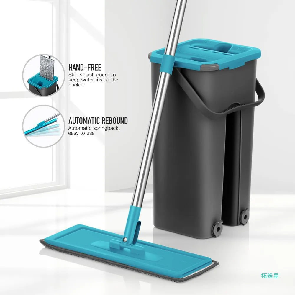 Hands-free Pleated Mop And Bucket