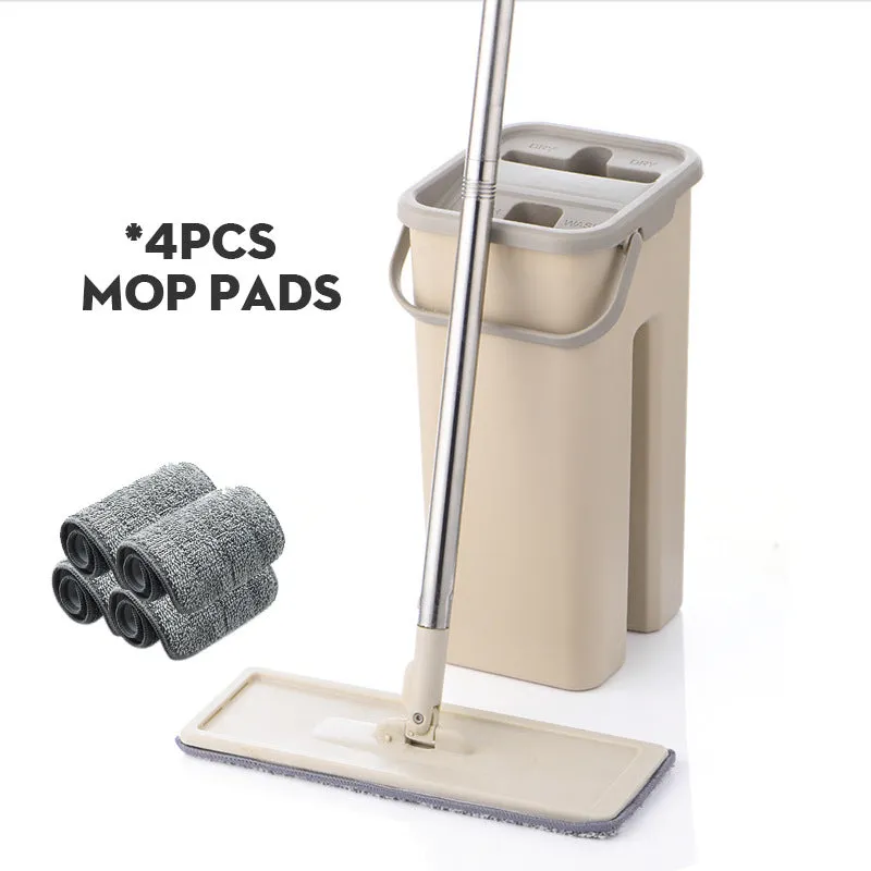 Hands-free Pleated Mop And Bucket