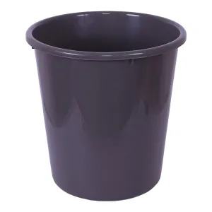 Heart Home Dustbin | Open Dustbin | Plastic Garbage Dustbin | Dustbin For Kitchen | Dustbin For Bathroom | Office Dustbin | Plain Sada Dustbin | 7 LTR | 066 | Gray