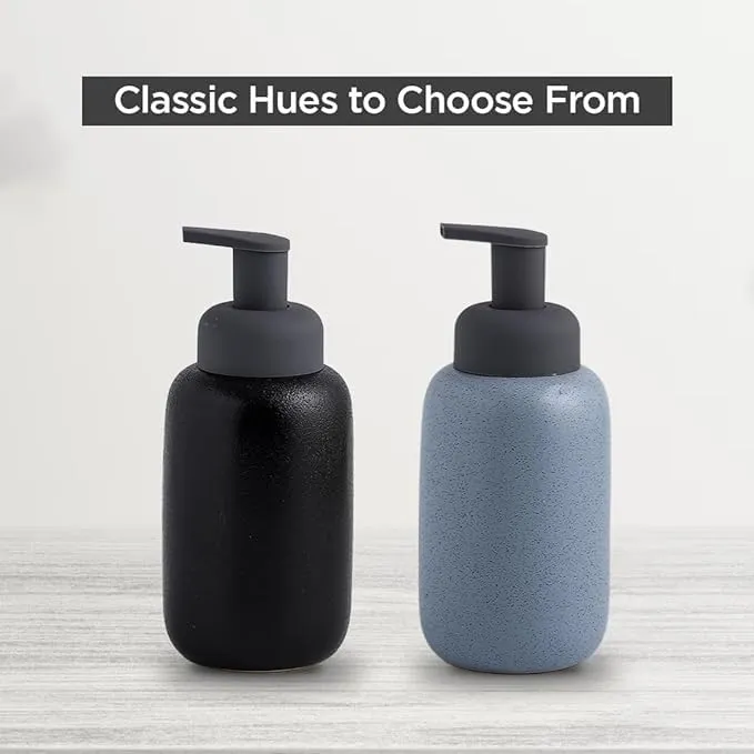 Homestic Liquid Soap Dispenser | Handwash Soap Dispenser | Soap Dispenser for Wash Basin | Shampoo Dispenser Bottle | Bathroom Dispenser Bottle | JY00012 | 400 ml | Black