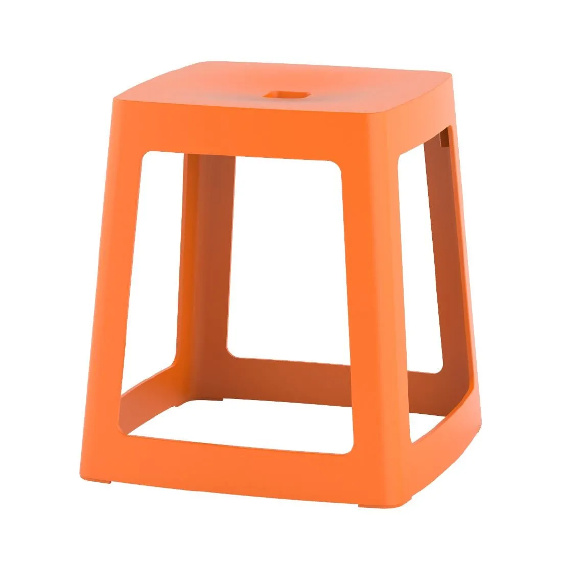 HX772 Origin Base Stool Signal Orange 400x400x440mm (Pack of 2)