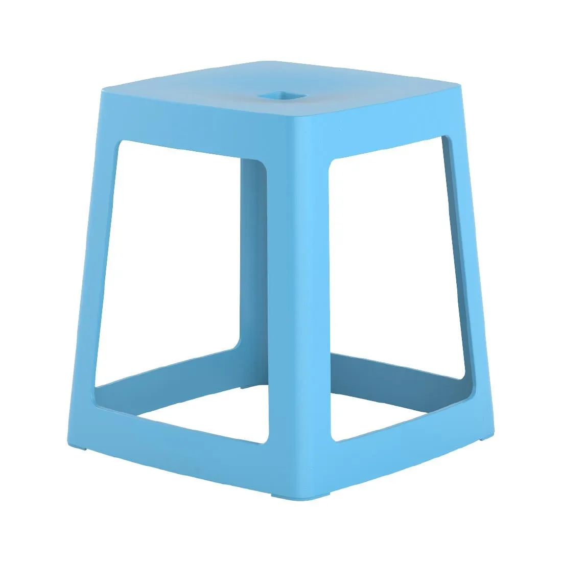 HX773 Origin Base Stool Pastel Blue 400x400x440mm (Pack of 2)