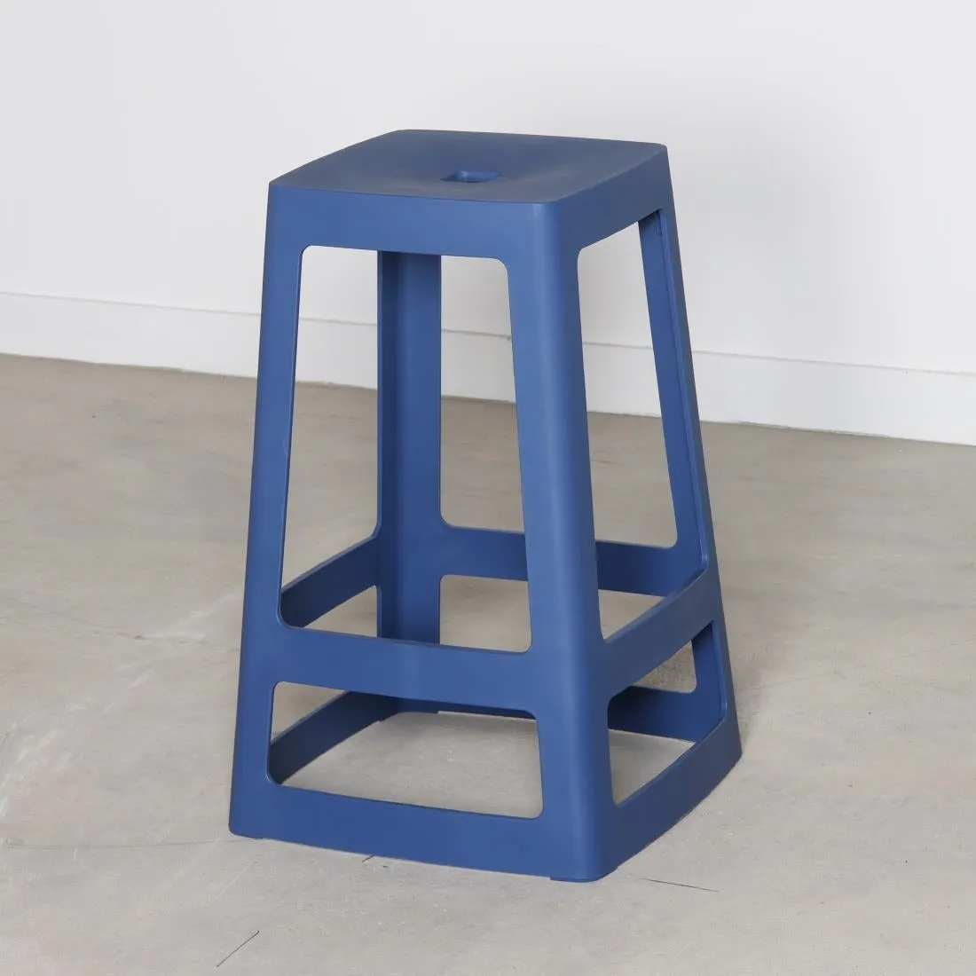 HX782 Origin Base Mid Stool Violet Blue 430x430x560mm (Pack of 2)