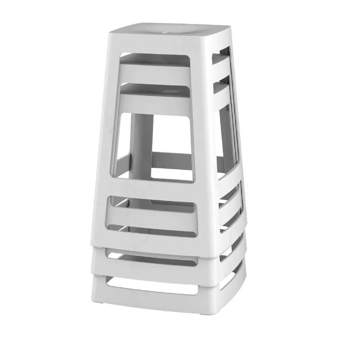 HX783 Origin Base Mid Stool Light Grey 430x430x560mm (Pack of 2)