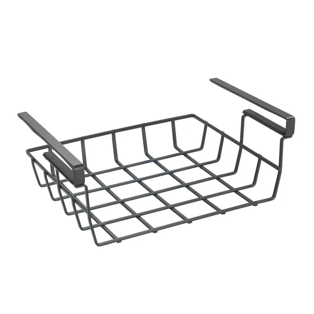 Klea Undershelf Wire Basket Black