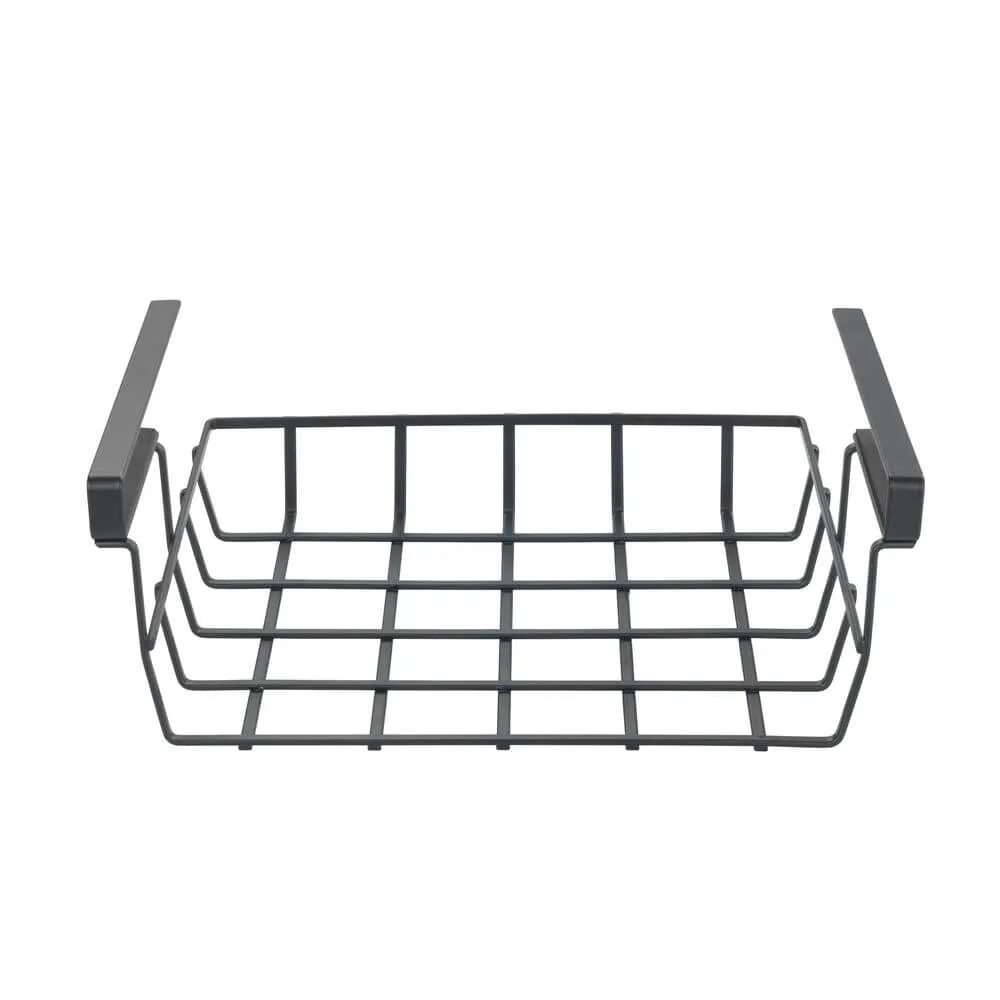 Klea Undershelf Wire Basket Black