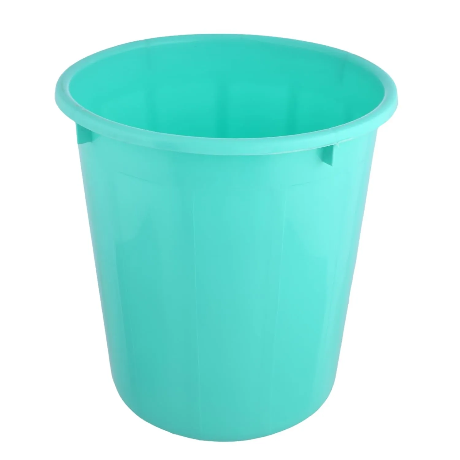 Kuber Industries Dustbin | Open Dustbin | Plastic Garbage Dustbin | Dustbin for Kitchen | Dustbin for Bathroom | Office Dustbin | Plain Sada Dustbin | 7 LTR | Green