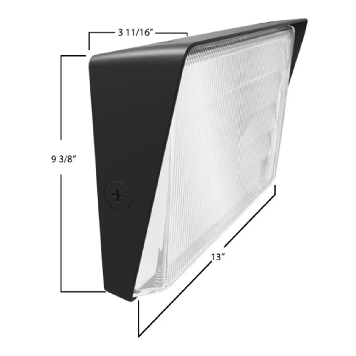 LED Wall Pack With Photocell, 40/60/80 Watts, 30K/40K/50K, 120-277V