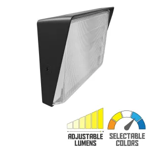 LED Wall Pack With Photocell, 40/60/80 Watts, 30K/40K/50K, 120-277V