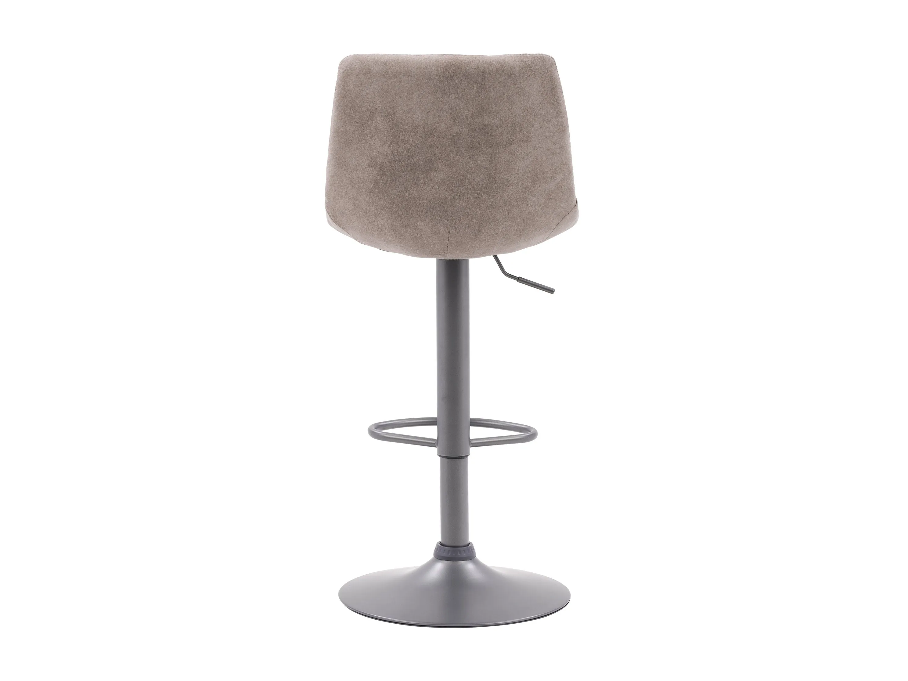 Light Grey Swivel Bar Stools, Set of 2