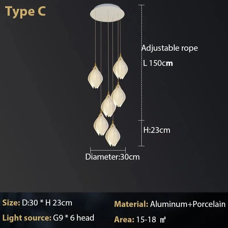 Luxury Pendant Light with Adjustable Lamp