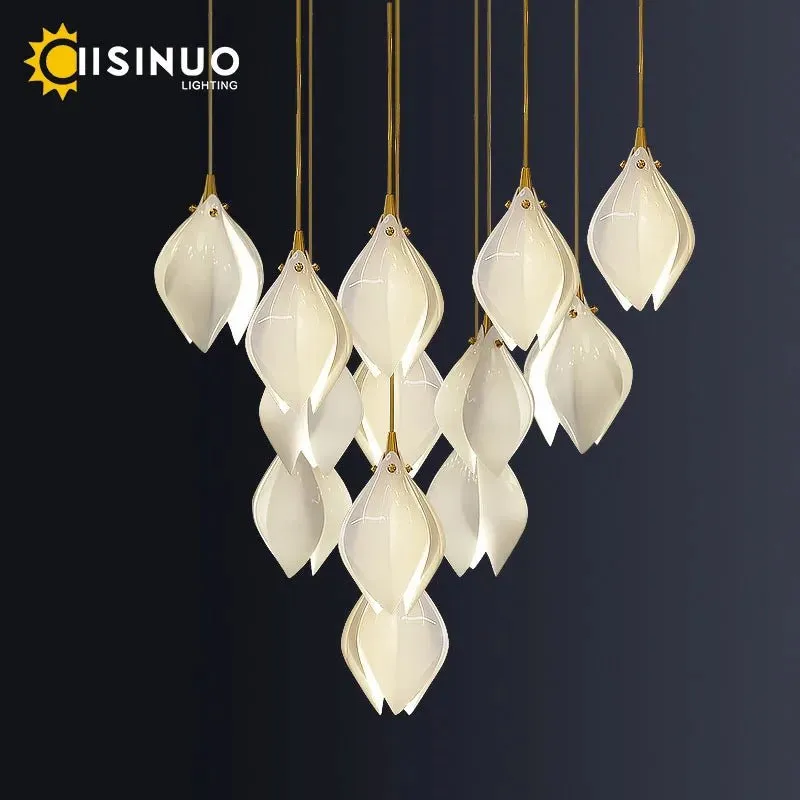 Luxury Pendant Light with Adjustable Lamp