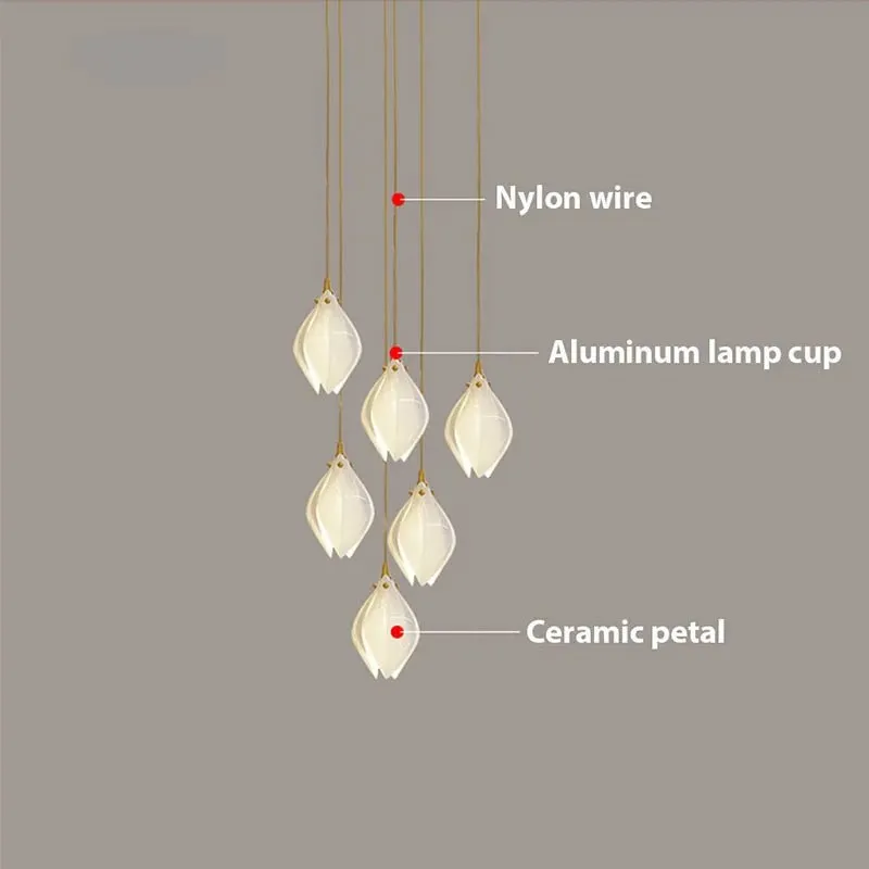 Luxury Pendant Light with Adjustable Lamp