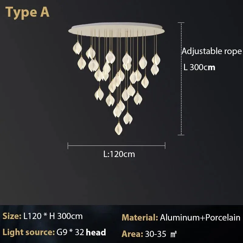 Luxury Pendant Light with Adjustable Lamp