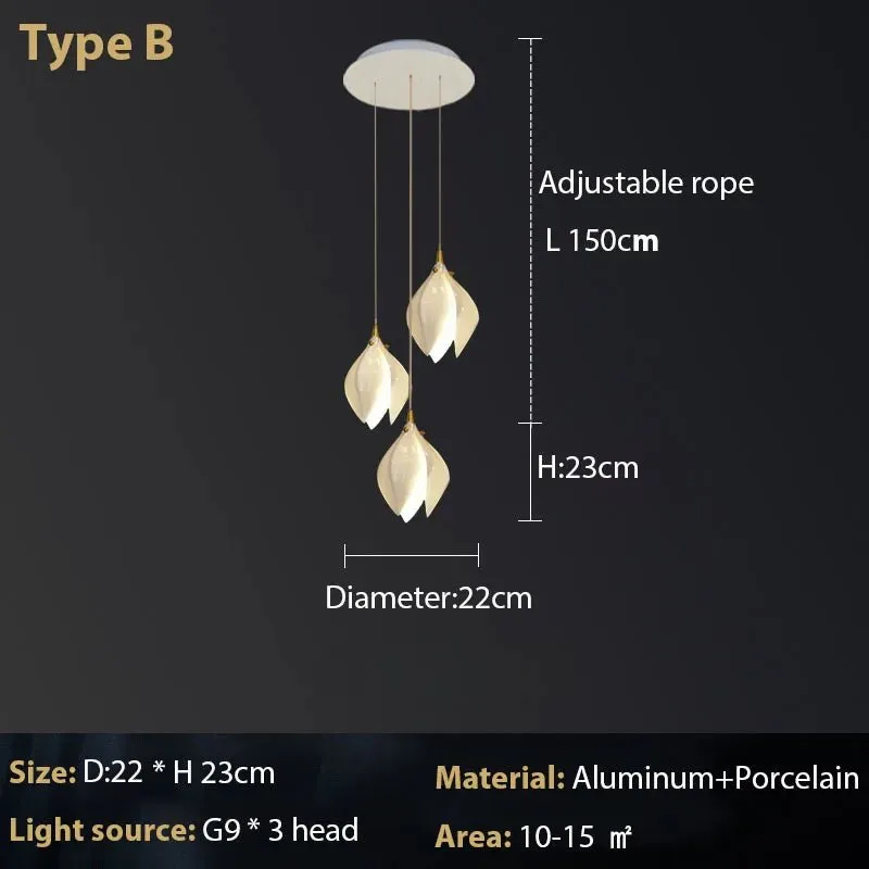 Luxury Pendant Light with Adjustable Lamp