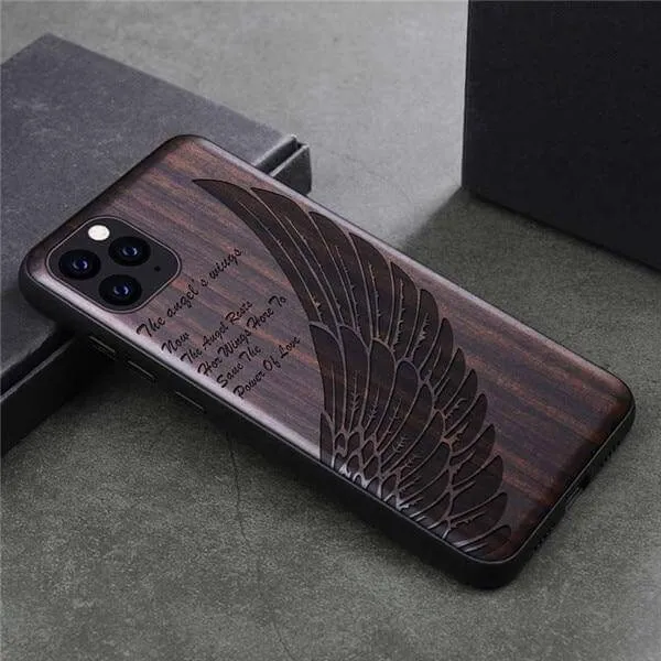 Luxury Wooden Flexible iPhone Case