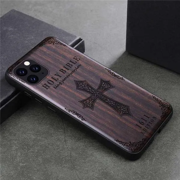 Luxury Wooden Flexible iPhone Case