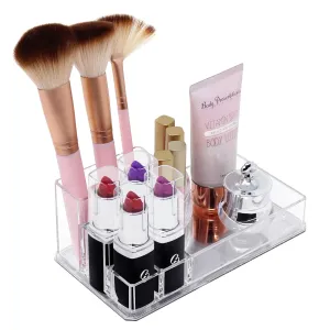 Mini Acrylic Makeup Organizer (8 Slots)