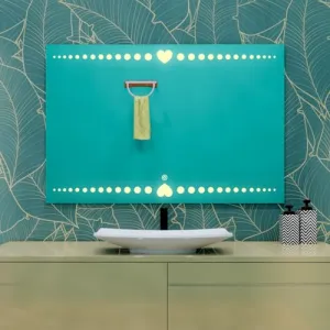 ModDwell- Heart Over Hearts LED Mirror(Large)