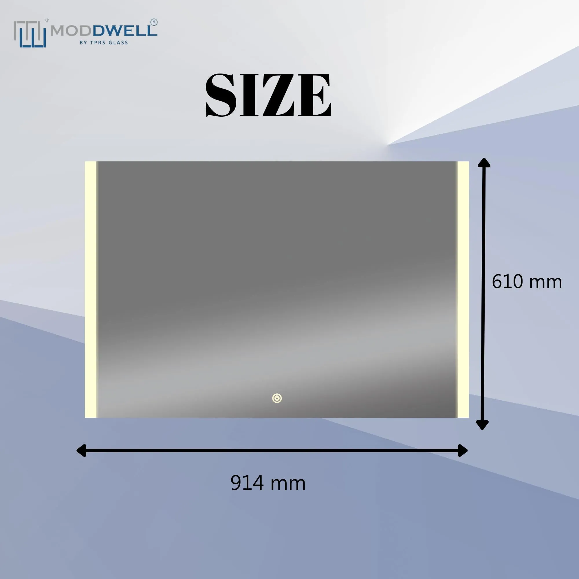 ModDwell- RADIENT REFLECTION LED Mirror (Large)