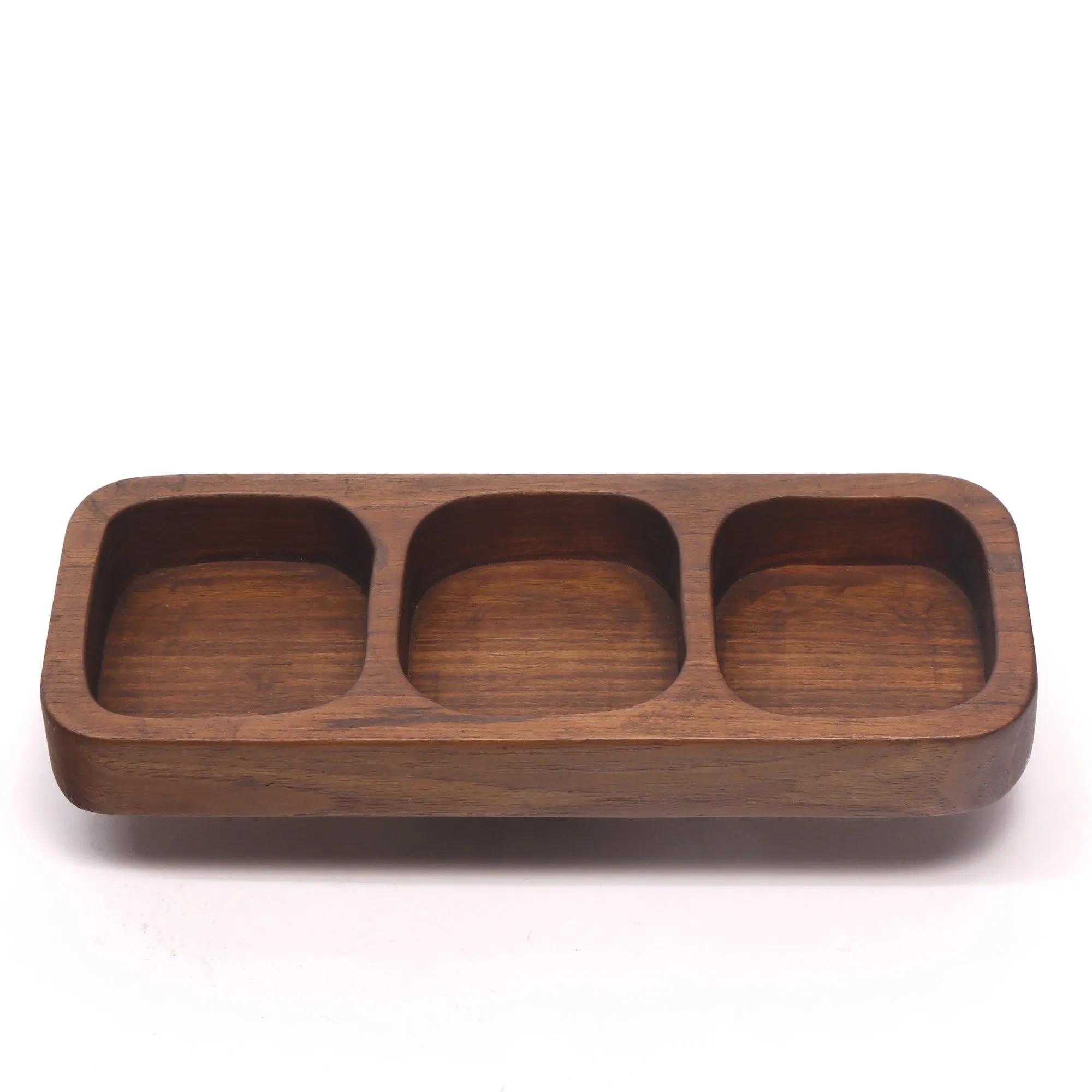 Multi-slot Wooden Tray