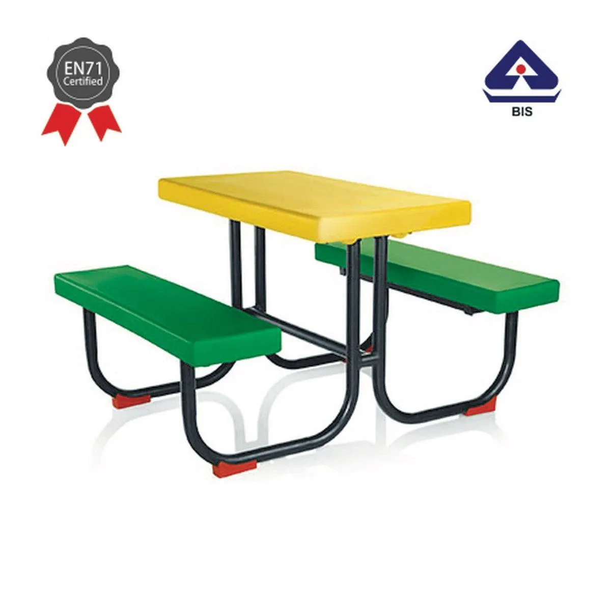 Ok Play Fun Time Desk, Chair And Table, Perfect For Home And School, Yellow & Green 2 to 4 Years