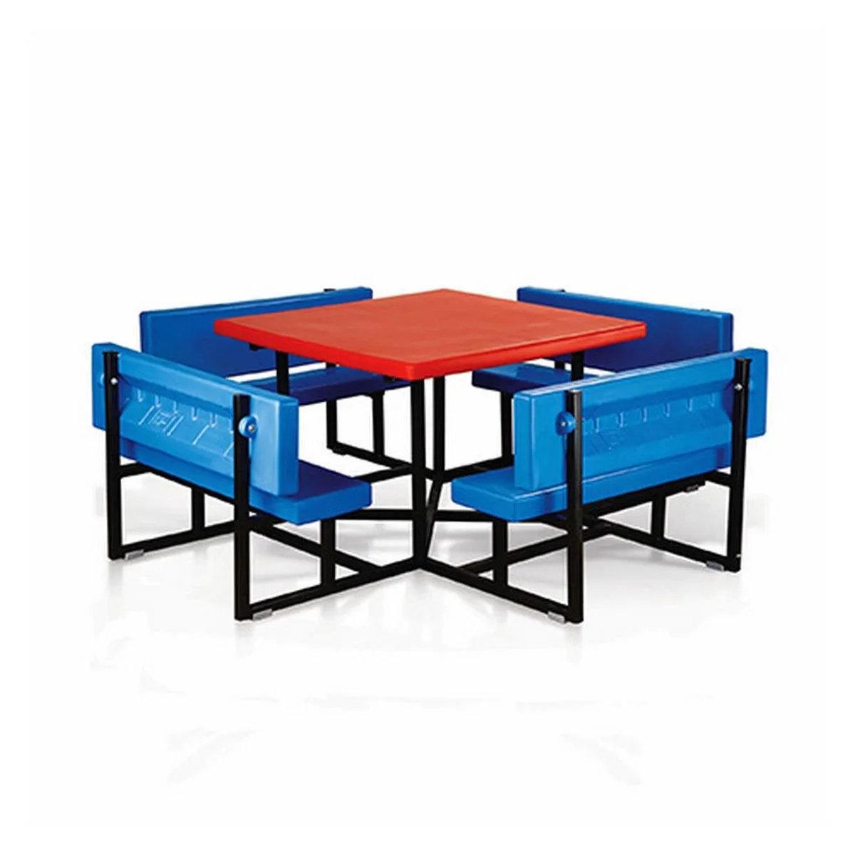 Ok Play Juniors Coucil, Desk‚Chair Arrangement For 8 Children, Perfect For Home And School, Red & Blue, 2 to 4 Years