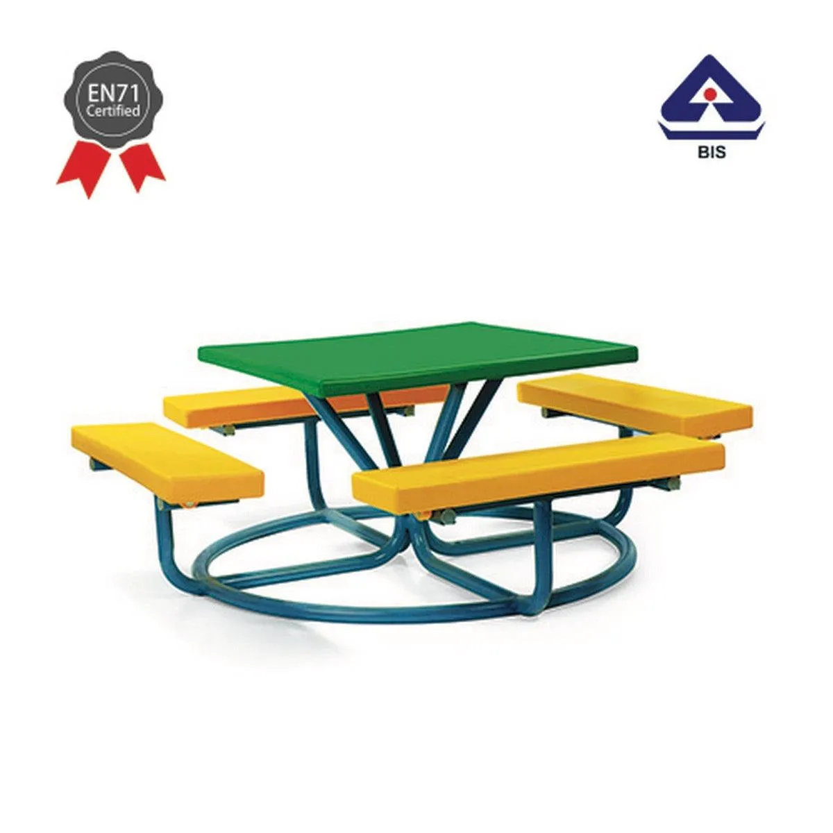 Ok Play Mini Conference Desk, Chair And Table For 18 Little Kids, Perfect For Home And School, Blue & Red, 2 to 4 Years