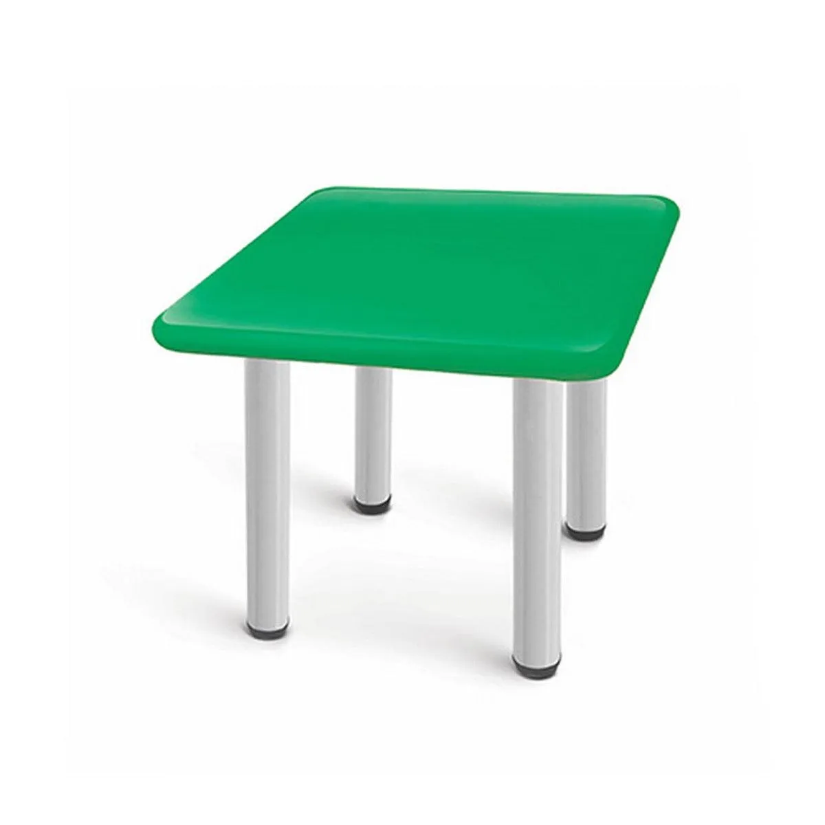 Ok Play Square Table, Smooth & Rounded Edges For Safety, Perfect For Home And School, Green, 2 to 4 Years