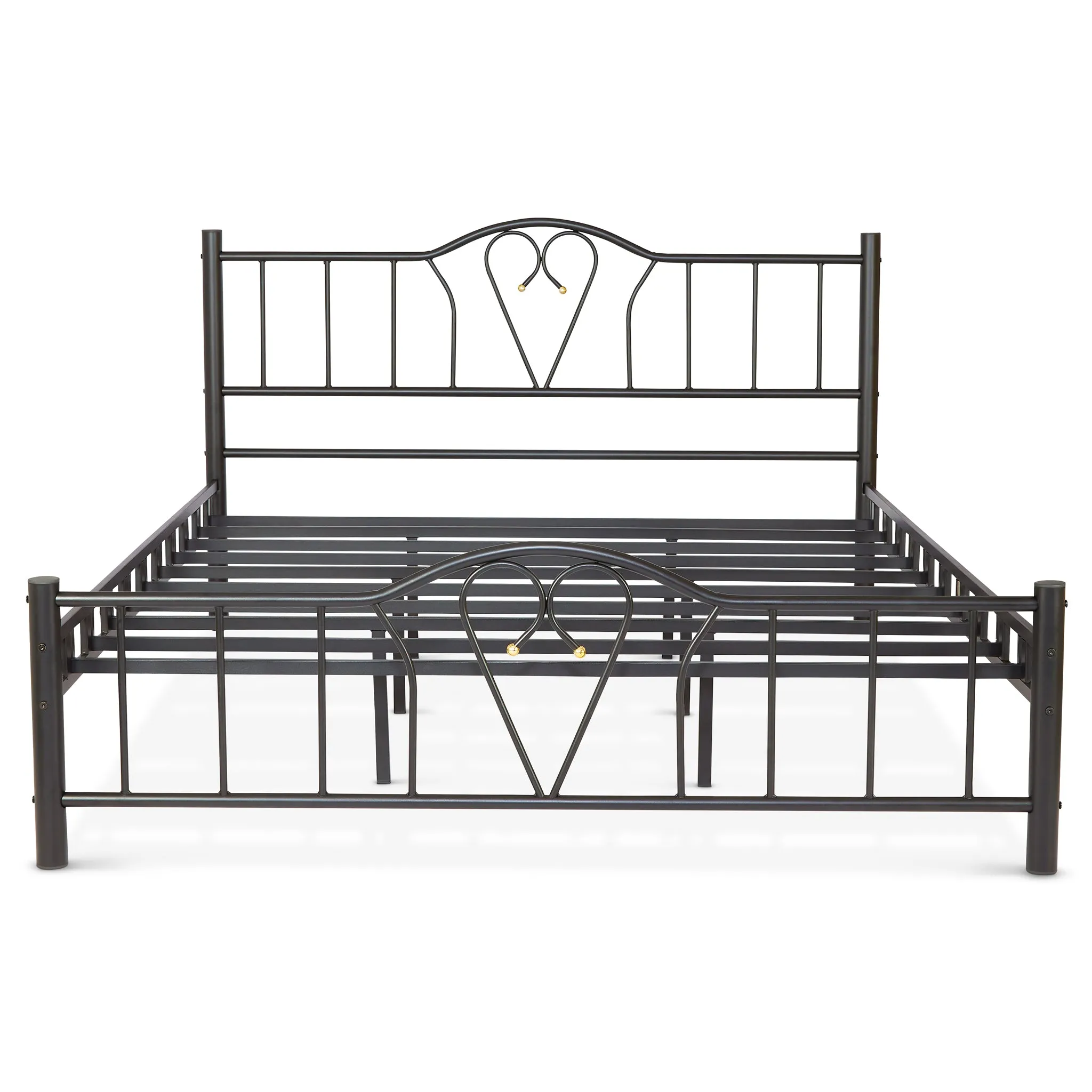 Orkide Metal 5FT King Size Bed Frame - Black