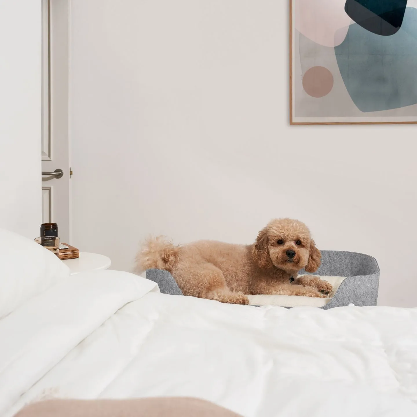 PetNest Bedside Pet Bed - Slate