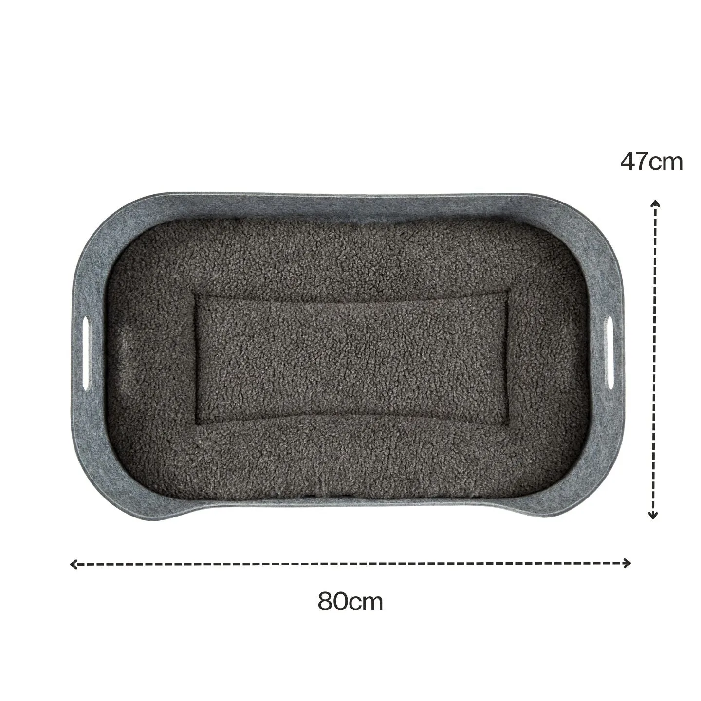 PetNest Bedside Pet Bed - Slate