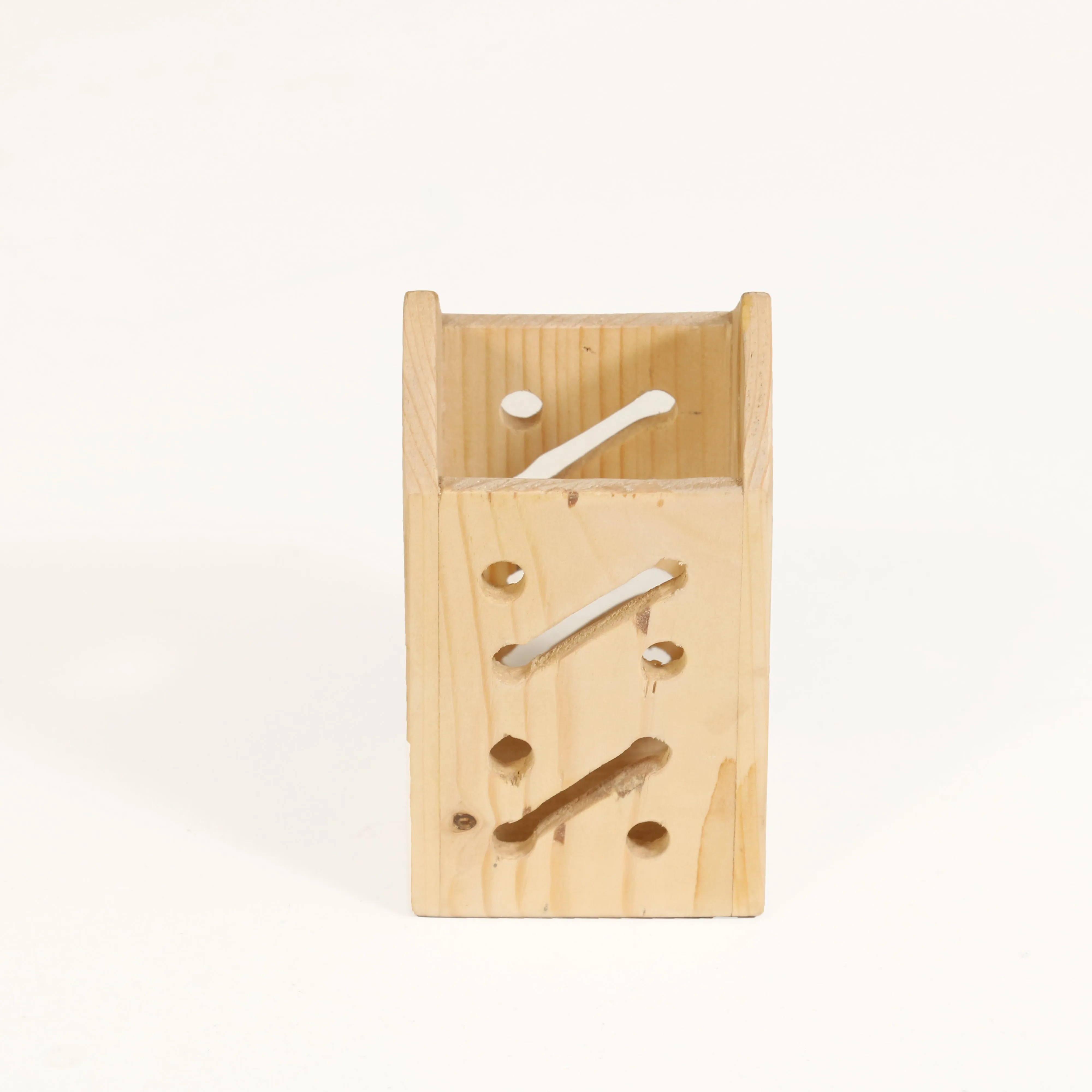 Pine Wood Pencil Stand