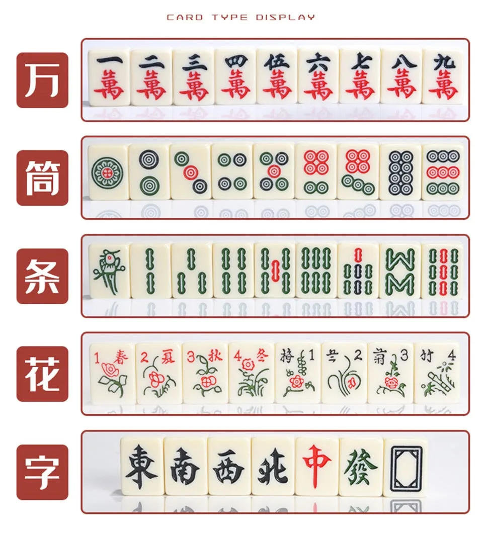 Portable Mahjong Board Game