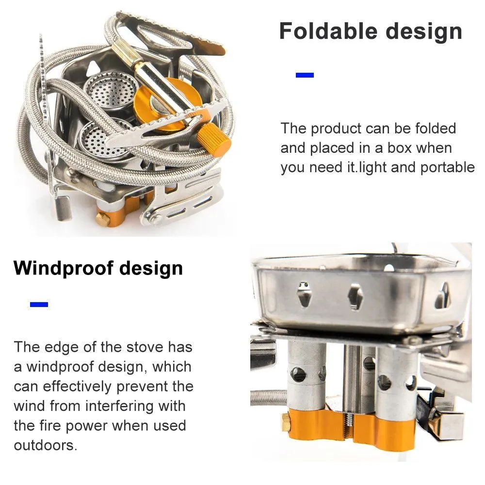 Portable Outdoor Gas Stove: Essential Cooking Gear for Camping and Adventures