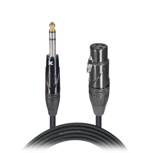 ProX XC-SXF10 10 Ft. Balanced 1/4" TRS to XLR3-F High Performance Audio Cable