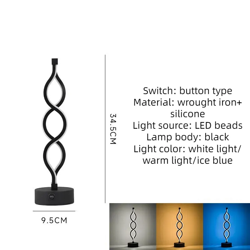 Rechargeable Creative Table Lamp – Elegant LED Lighting for Home & Restaurant Decor